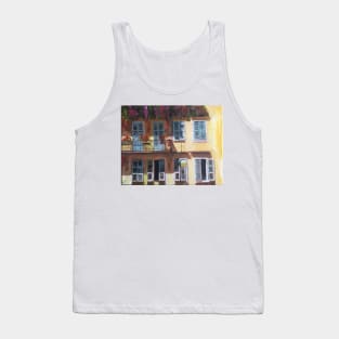 France, Yellow House Tank Top